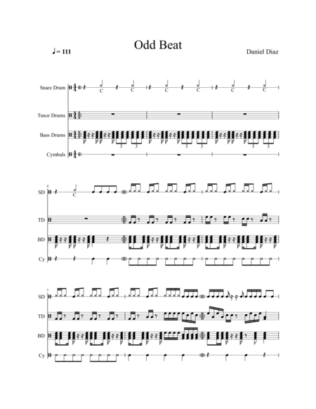 Odd Beat Sheet Music