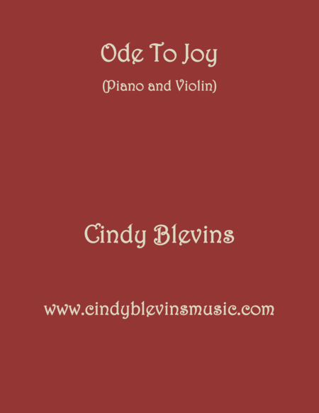 Ode To Joy Arranged For Piano And Violin Sheet Music