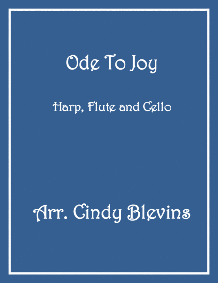 Free Sheet Music Ode To Joy For Harp Flute And Cello