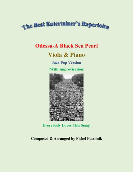 Odessa A Black Sea Pearl With Improvisation For Viola And Piano Video Sheet Music