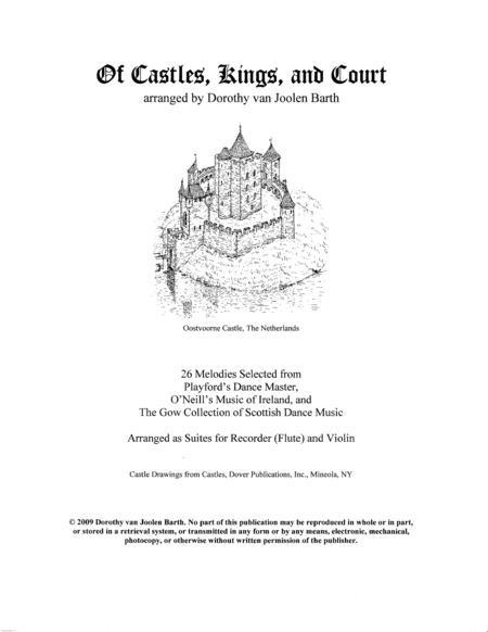 Of Castles Kings And Courts Complete Duo Anthology Sheet Music