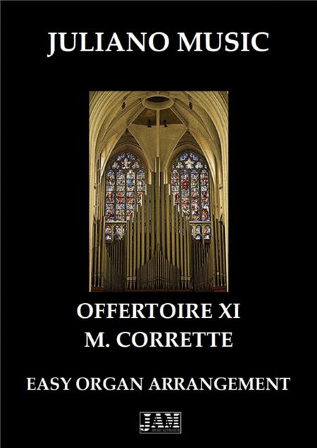 Offertoire Xi Easy Organ M Corrette Sheet Music