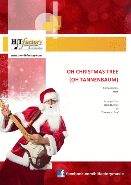 Free Sheet Music Oh Christmas Tree Oh Tannenbaum Funky Wind Quintet