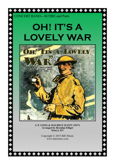 Oh Its A Lovely War Concert Band Score And Parts Pdf Sheet Music