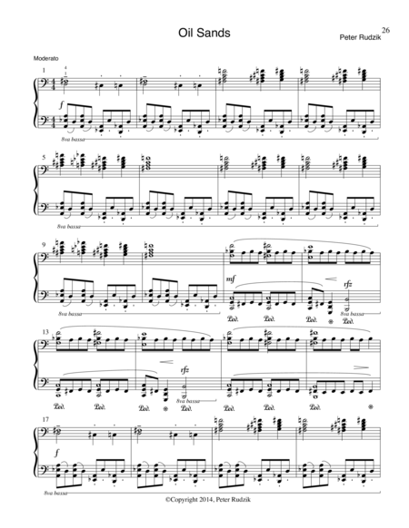 Oil Sands Sheet Music