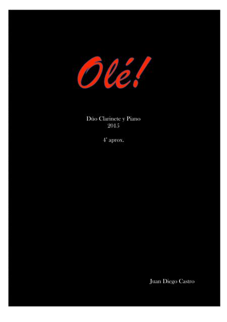 Ol Clarinete Piano Sheet Music