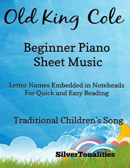 Old King Cole Beginner Piano Sheet Music Sheet Music