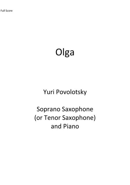 Olga Sheet Music