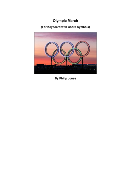 Free Sheet Music Olympic March