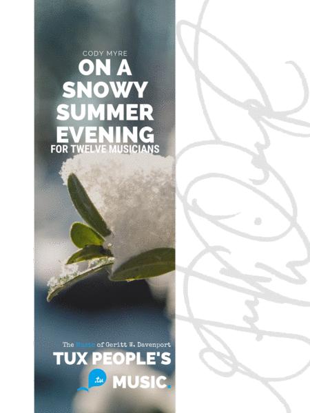 Free Sheet Music On A Snowy Summer Evening