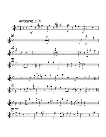 On The Sunny Side Of The Street Arr John Berry Flute Sheet Music