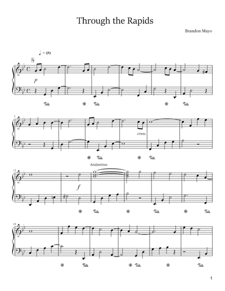 On Yonder Plains Violin 1 2 Part Sheet Music