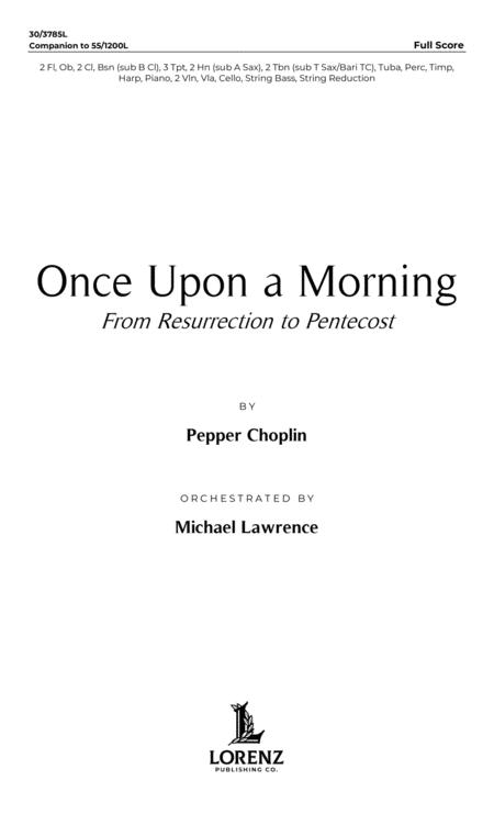 Once Upon A Morning Full Score Digital Download Sheet Music