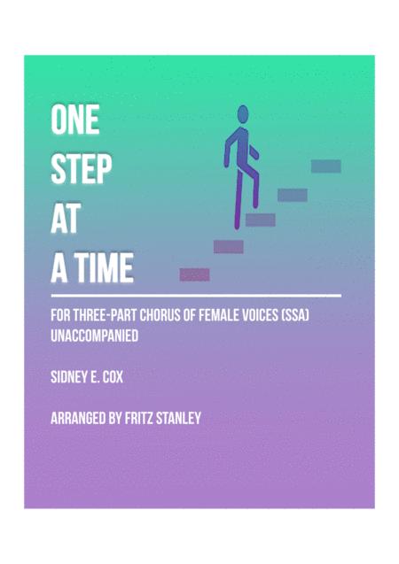 One Step At A Time Ssa A Cappella Sheet Music