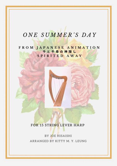 One Summer Day From Spirited Away 15 String Lever Harp Sheet Music