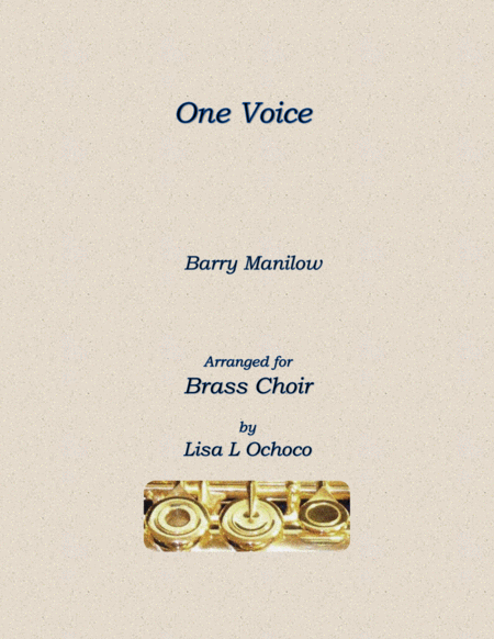 One Voice For Brass Choir Sheet Music