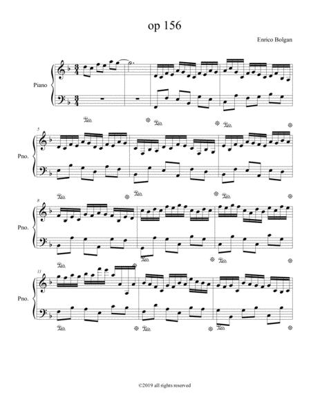 Op 156 Piccola Overture Per Camilla Sheet Music