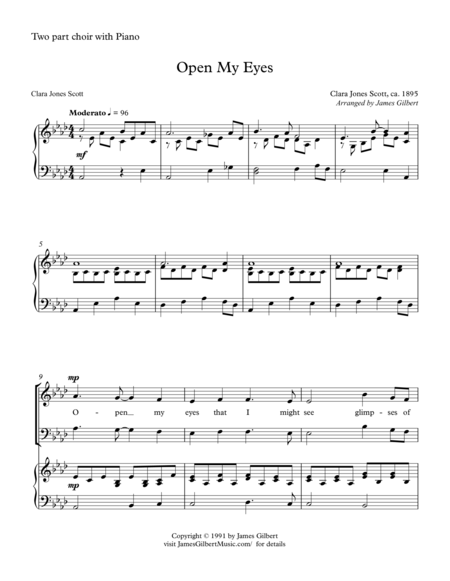 Free Sheet Music Open My Eyes Ch05