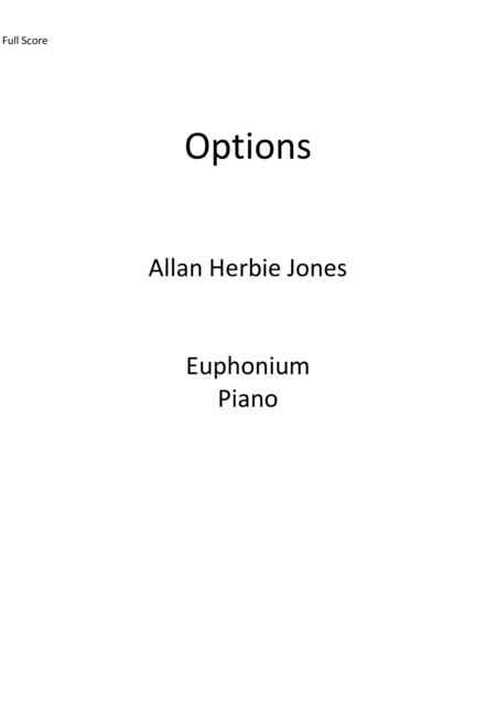 Options Sheet Music