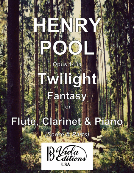 Free Sheet Music Opus 143a Twilight Fantasy For Flute Clarinet Piano In A La Score Parts