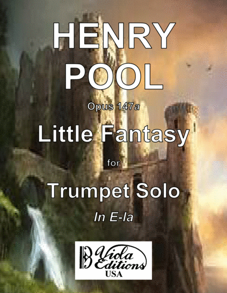 Free Sheet Music Opus 147a Little Fantasy For Trumpet Solo In E La