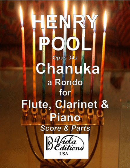 Opus 34a Chanuka Rondo For Flute Clarinet Piano Sheet Music