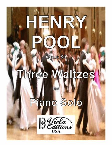 Opus 80 Three Waltzes For Piano Solo Sheet Music