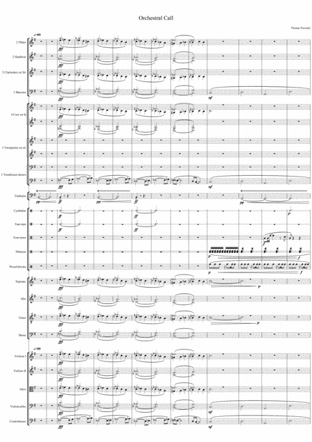 Orchestral Call Sheet Music