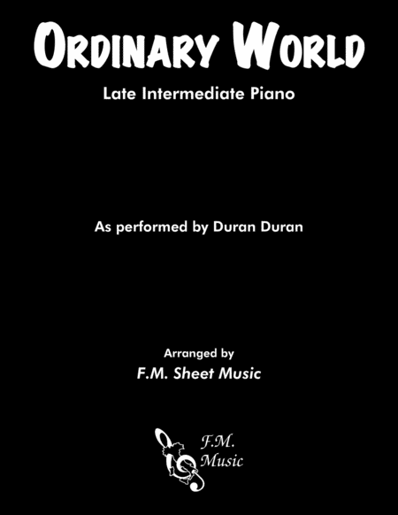 Free Sheet Music Ordinary World Intermediate Piano