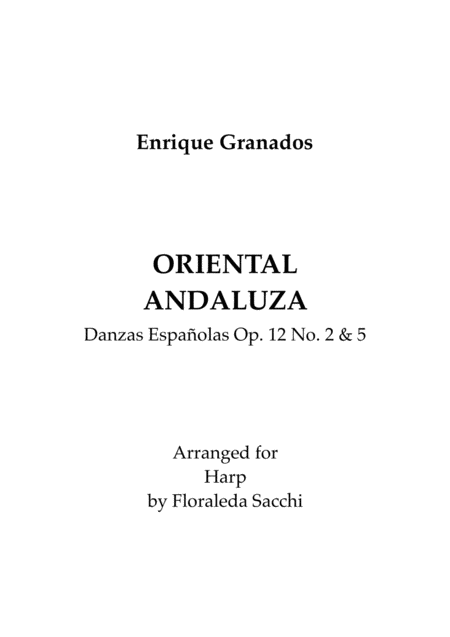 Oriental Andaluza Sheet Music