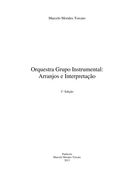 Free Sheet Music Orquestra Grupo Instrumental Arranjos E Interpretaes