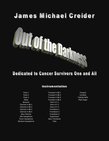 Free Sheet Music Out Of The Darkness Score