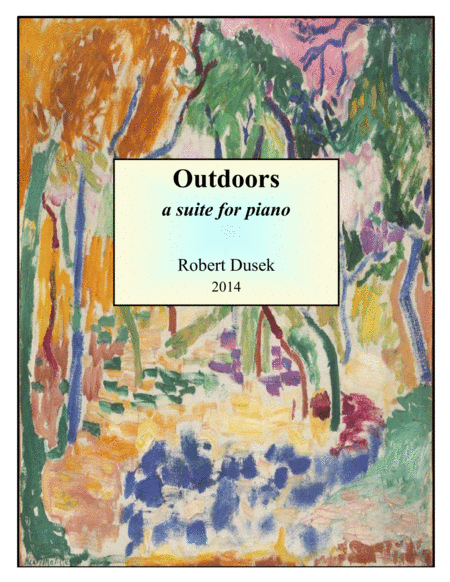 Outdoors A Suite For Piano Sheet Music