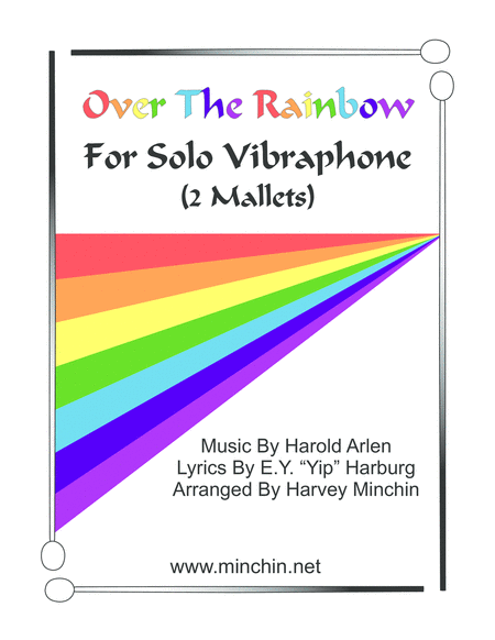 Over The Rainbow For Solo Vibraphone Sheet Music