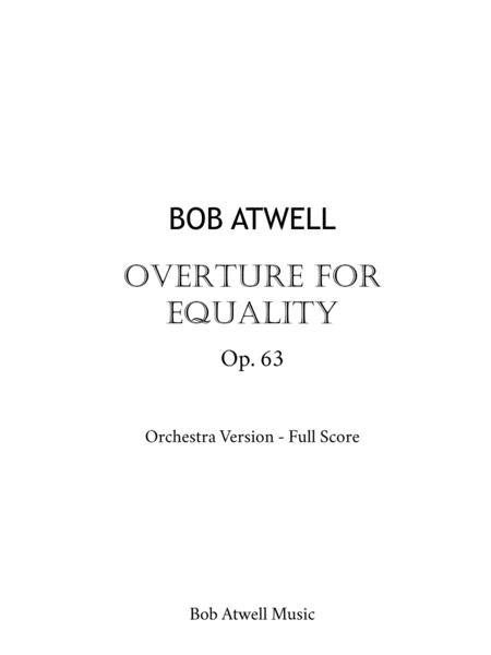 Overture For Equality Orch Sheet Music