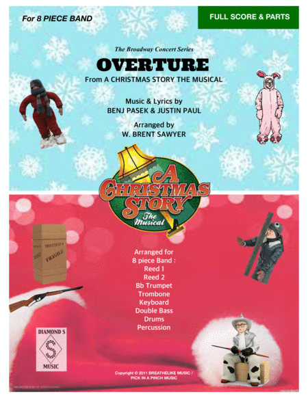 Overture From A Christmas Story The Musical For 8 Piece Band Full Score And Parts Sheet Music