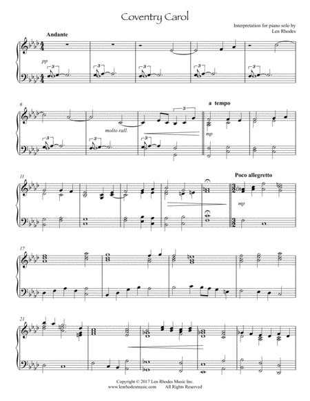 Overture From The Messiah For Double Reed Choir Sheet Music