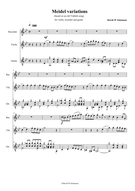 Overture To Love Sheet Music