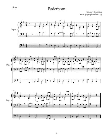 Paderborn Alternate Harmonization O Mary Our Mother Sheet Music