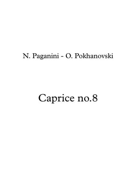 Free Sheet Music Paganini Caprice 8 For Violin And Piano