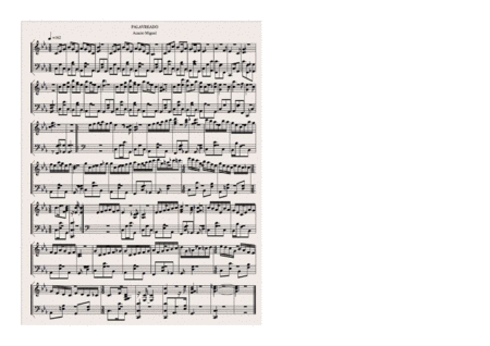 Palavreado Sheet Music