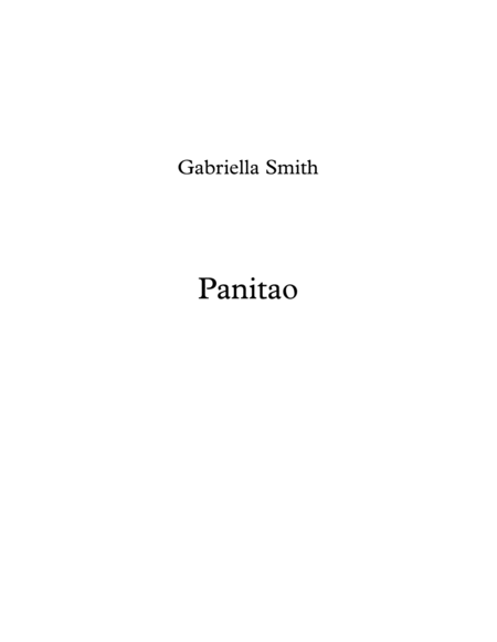 Panitao Sheet Music