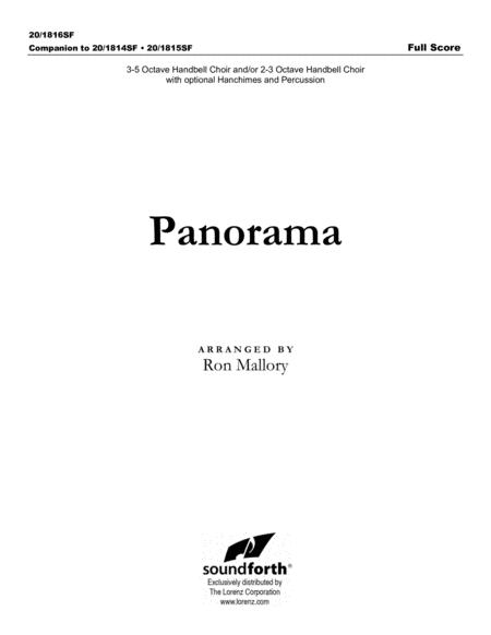 Panorama Handbell And Percussion Score And Parts Sheet Music