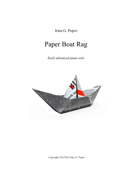 Free Sheet Music Paper Boat Rag