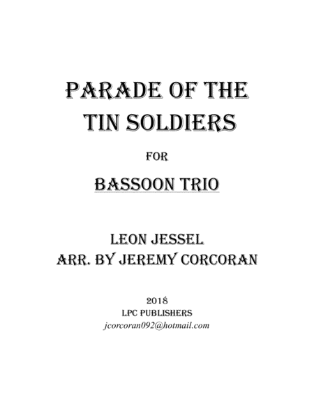 Parade Of The Tin Soldiers For Three Bassoons Sheet Music