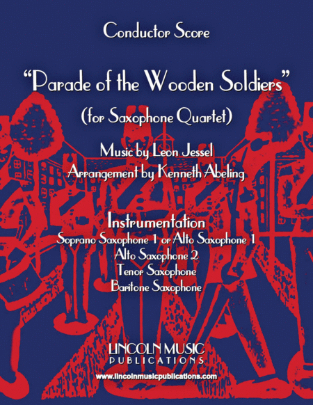 Parade Of The Wooden Soldiers For Saxophone Quartet Satb Or Aatb Sheet Music