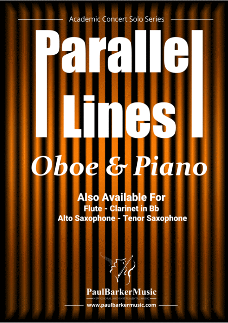 Parallel Lines Oboe Piano Sheet Music