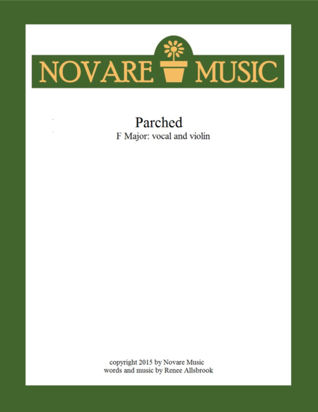 Parched Sheet Music