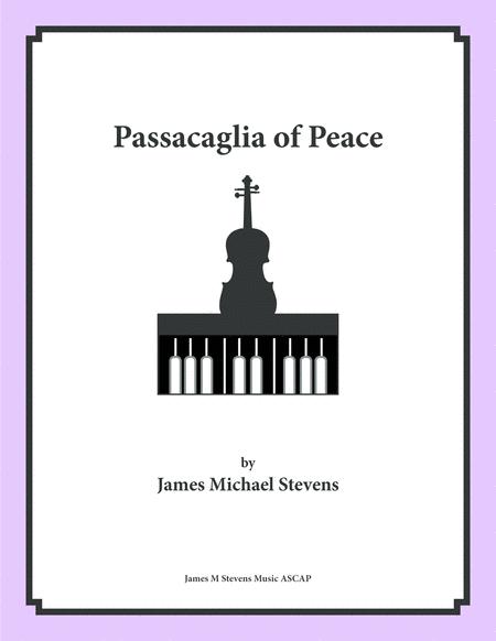 Free Sheet Music Passacaglia Of Peace Cello Piano