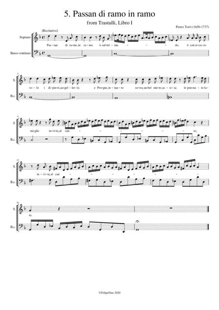 Passan Di Ramo In Ramo Sheet Music